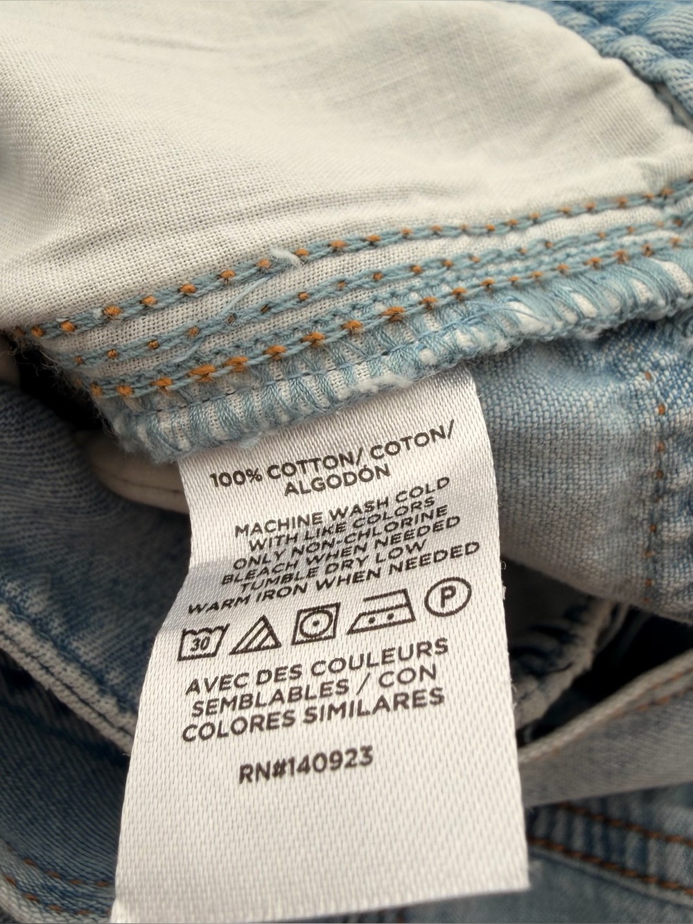 Loft Chambray Belted Wide Leg Pants - Picture 9 of 10
